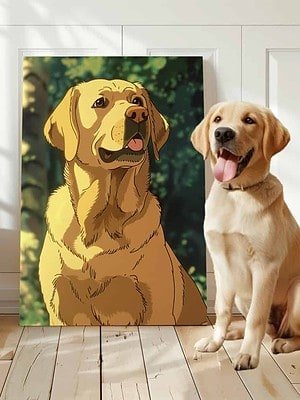 Ghibli Style Pet Portrait