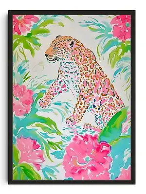 Watercolor Leopard Print