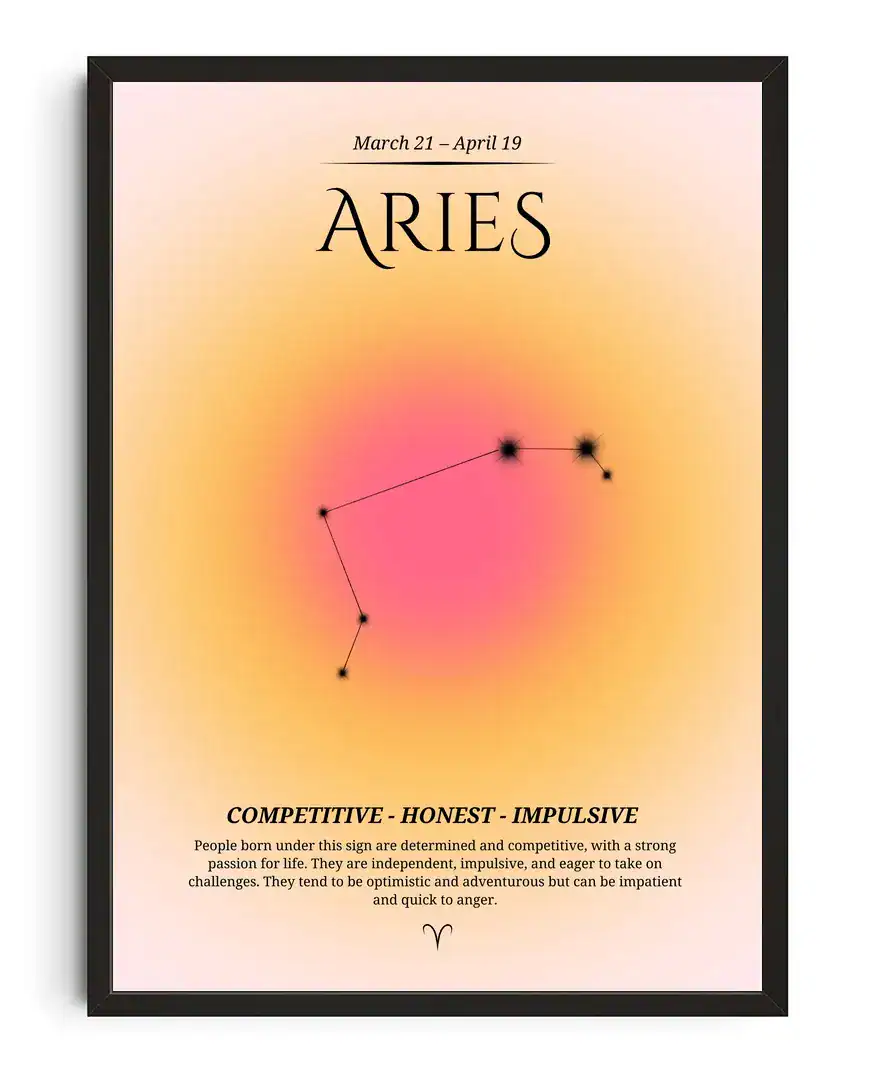 Aries Gradient Print
