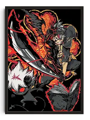 Asta Black Clover Battle Pose