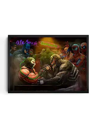 Bane Vs Venom Print