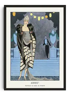 Barbier Adieu Manteau Du Soir De Worth