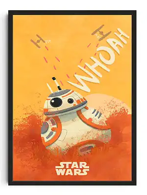 Bb8 Illustrated Poster
