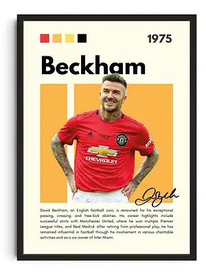 Beckham Infographic Poster