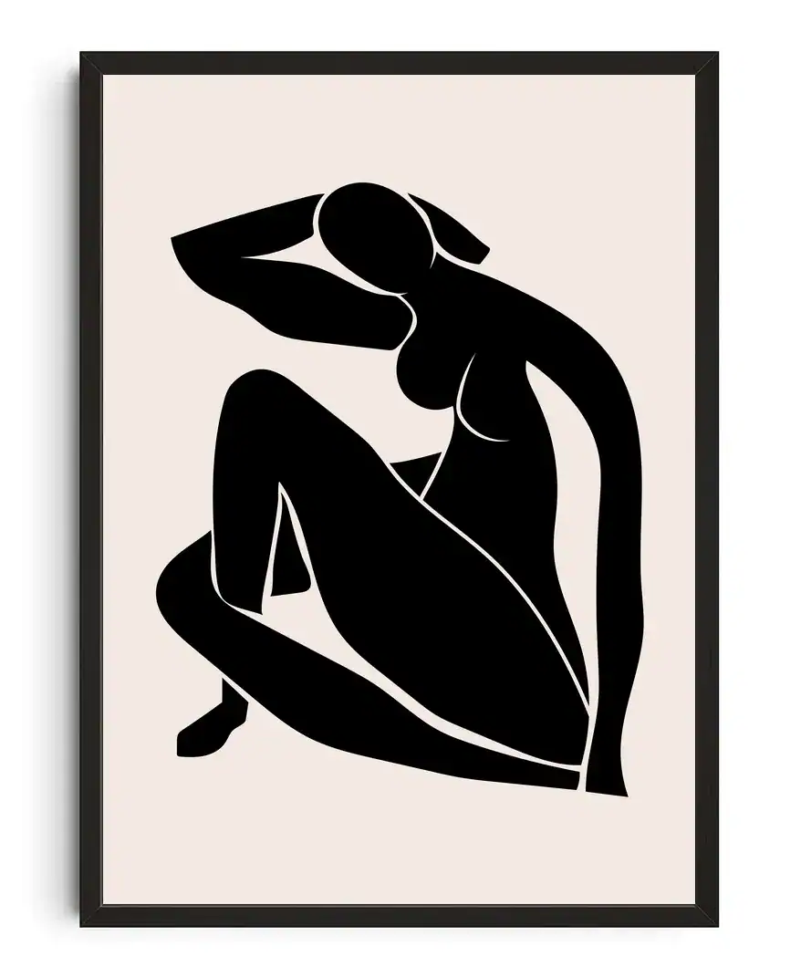 Black Nude By Henri Matisse