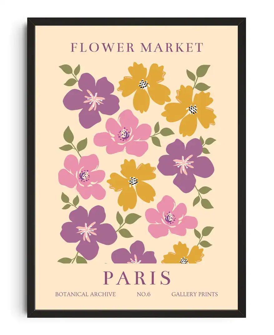 Botanical Archive Flower Market 2