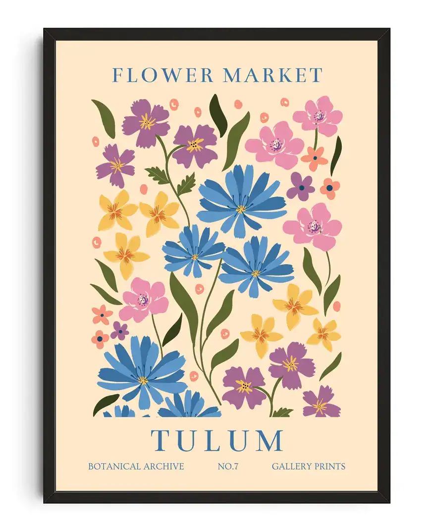 Botanical Archive Flower Market 3