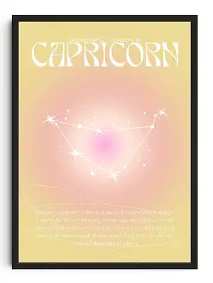 Capricorn Cosmic Print