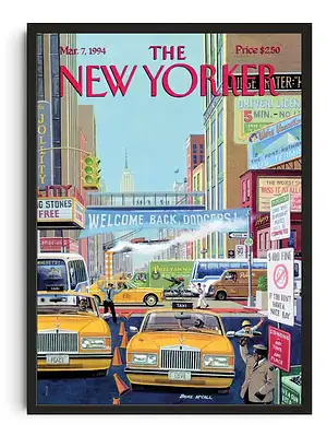 City Scene New Yorker Cover