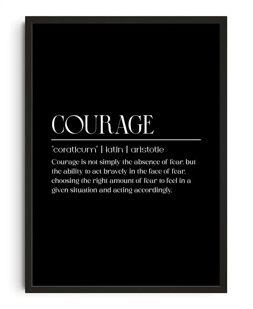 Courage Print