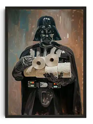 Darth Vader Toilet Paper Dark Side