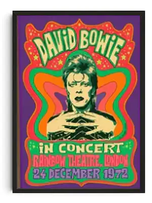David Bowie Psychedelic Poster