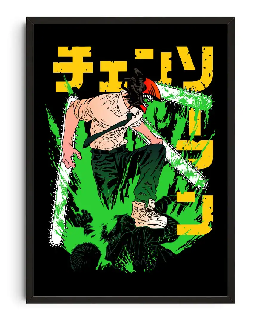 Denji Chainsaw Man Battle Pose