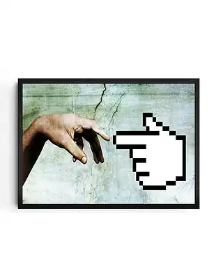 Digital Creation Of Adam