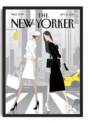 Fashion Walk New Yorker Cover