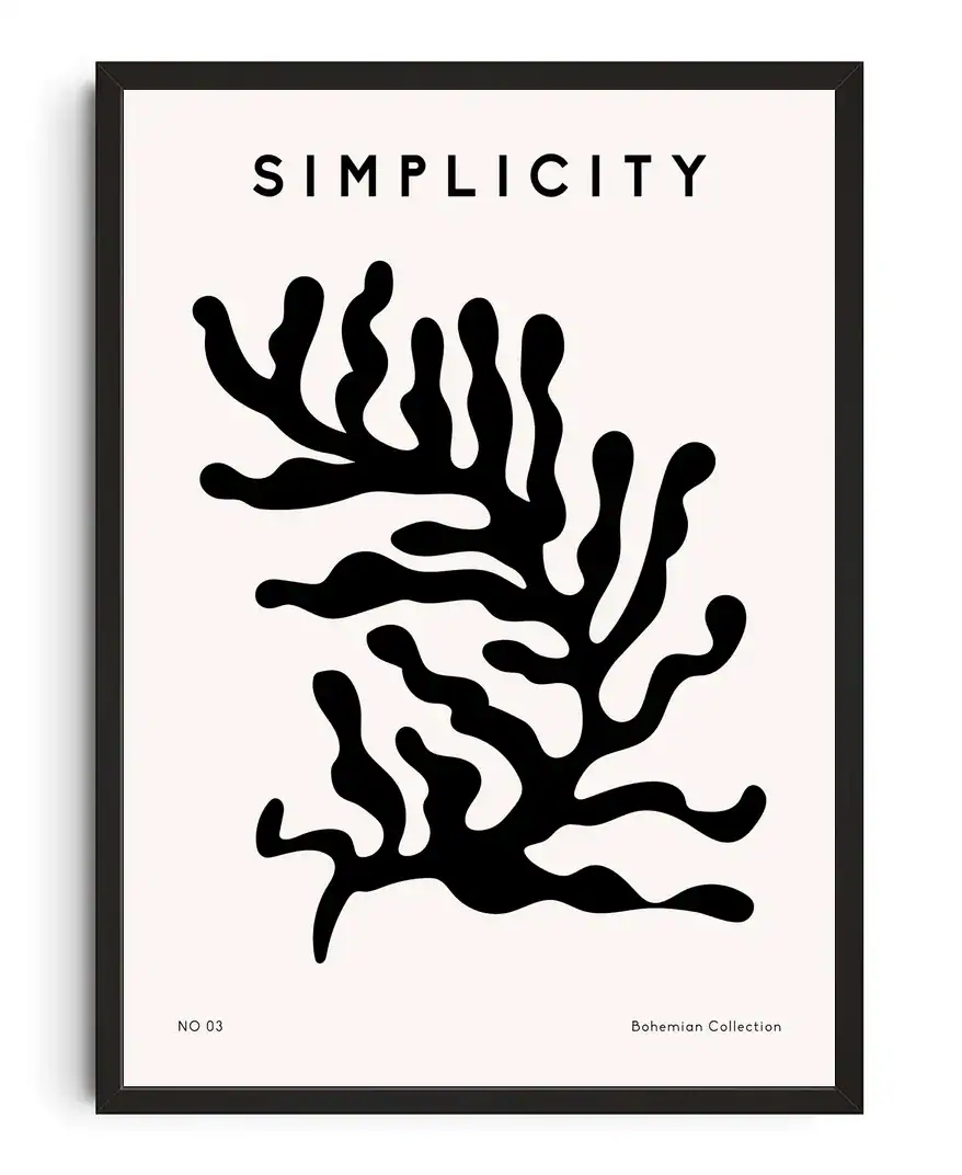 Fluid Silhouettes In Black