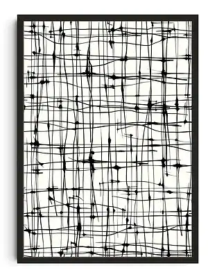 Fractured Harmony In Black And White