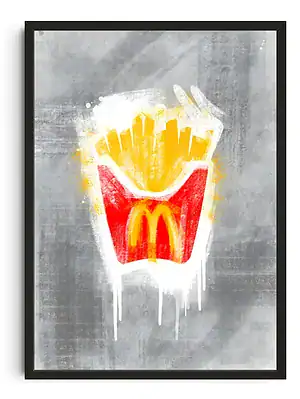 French Fries Graffiti Vibes