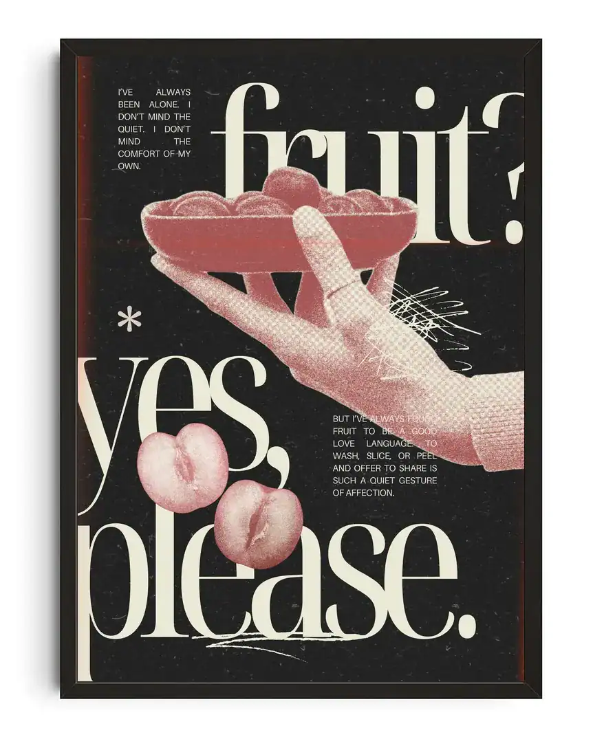 Fruit Yes Please Print