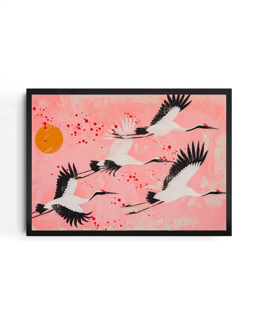 Graceful Cranes Dance