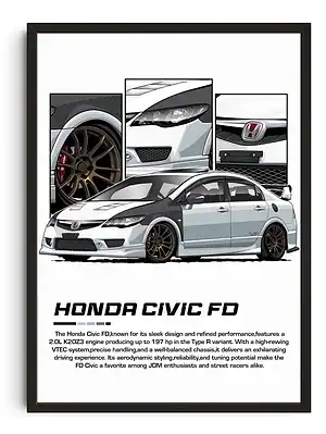 Honda Civic Fd Illustration