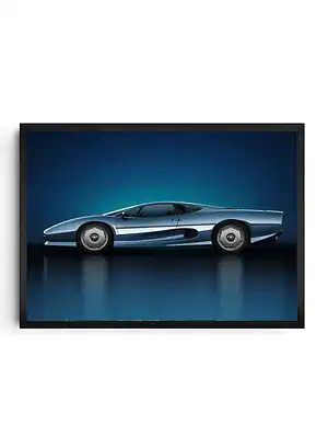 Jaguar Xj220 Digital Art