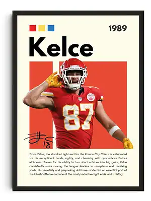 Kelce Infographic Poster