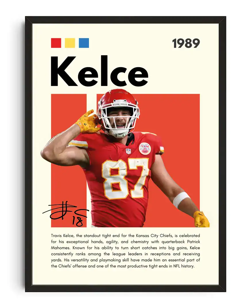 Kelce Infographic Poster