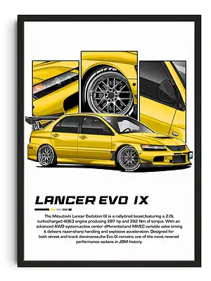 Lancer Evo Ix Illustration