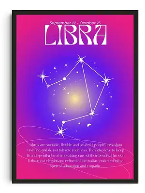 Libra Cosmic Print
