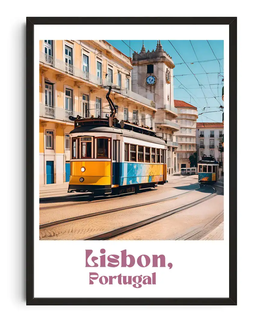 Lisbon Travel Poster