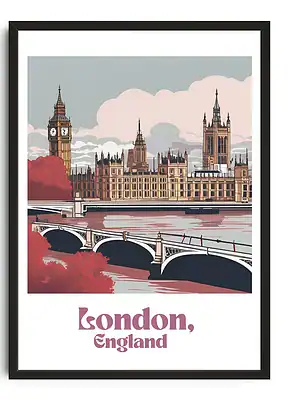 London Travel Poster