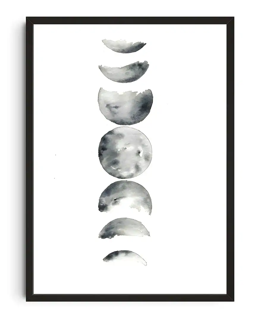 Lunar Reflections In Gray