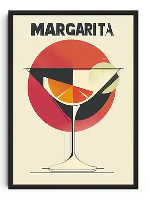 Margarita Abstract Vintage