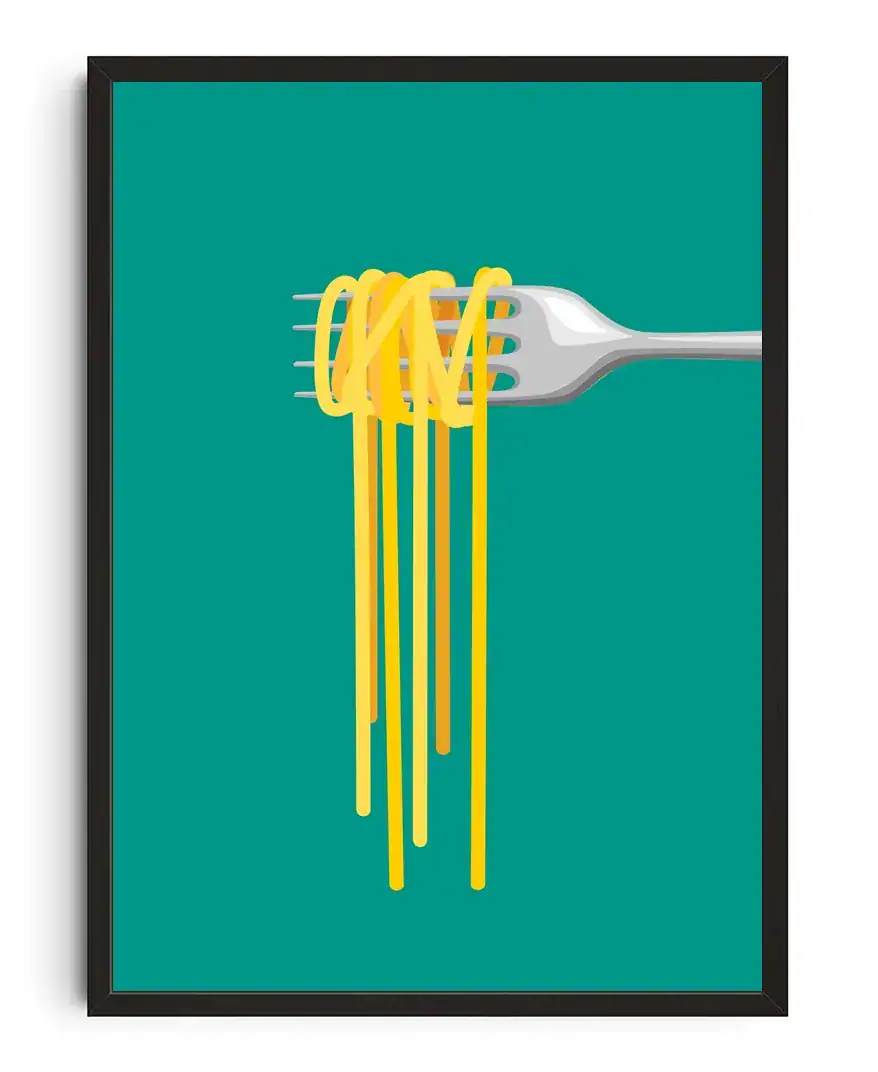 Minimilist Noodle Print