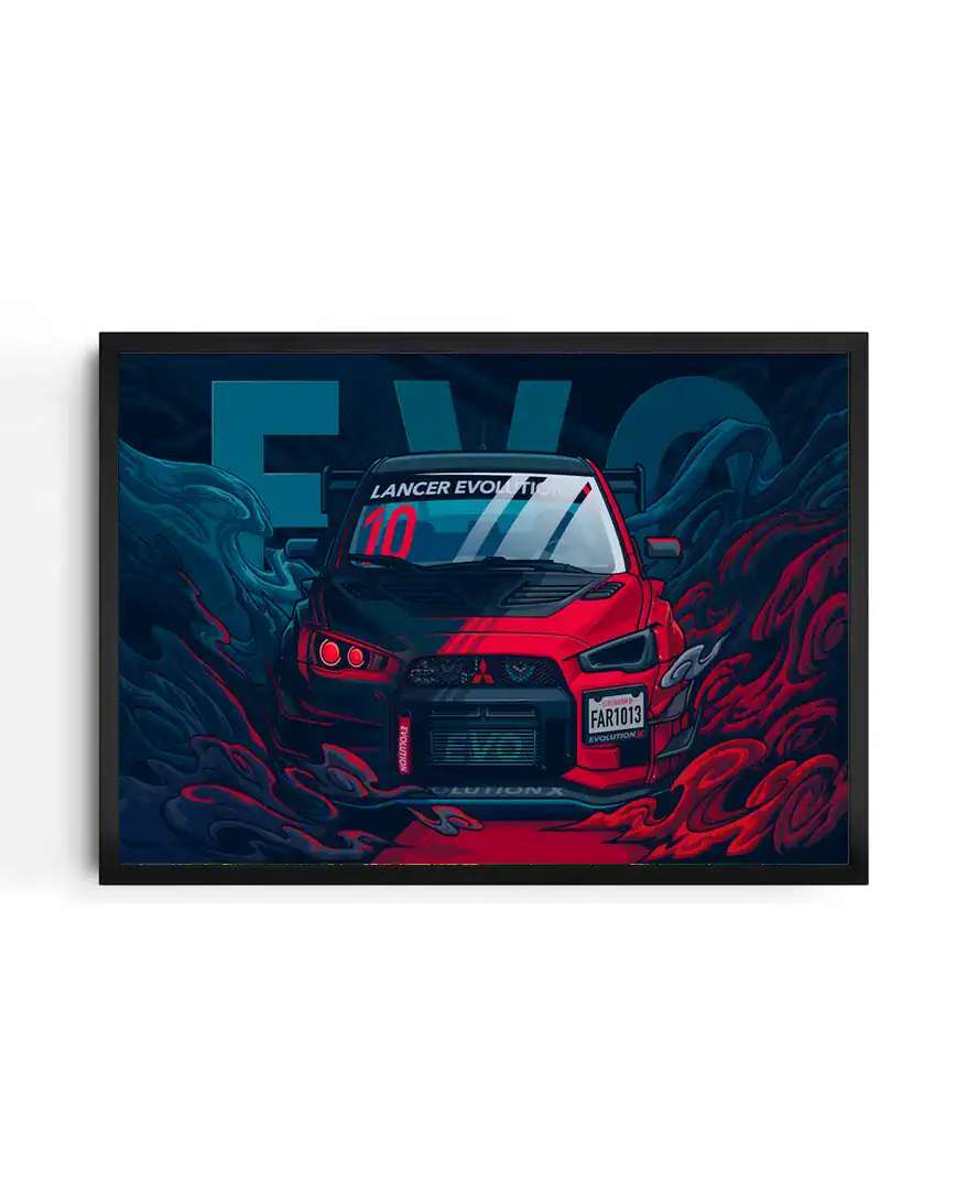 Mitsubishi Lancer Evolution Illustration