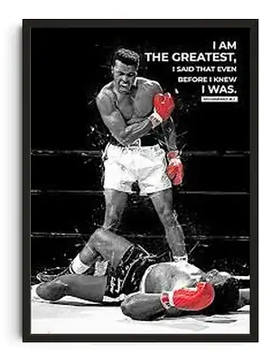 Mohammad Ali The Greatest Poster
