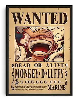 Monkey D Luffy Wanted Poster