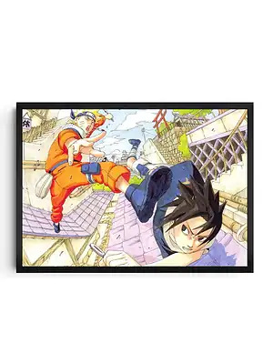 Naruto And Sasuke Chase Scene