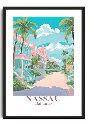 Nassau Travel Poster