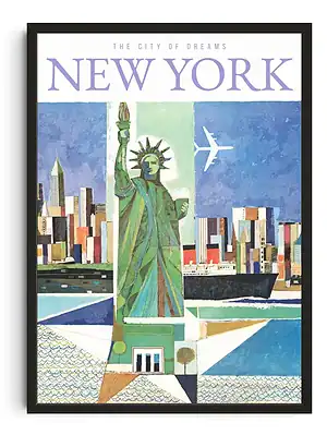 New York Travel Poster 2