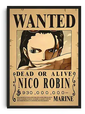 Nico Robin One Piece Wanted Art