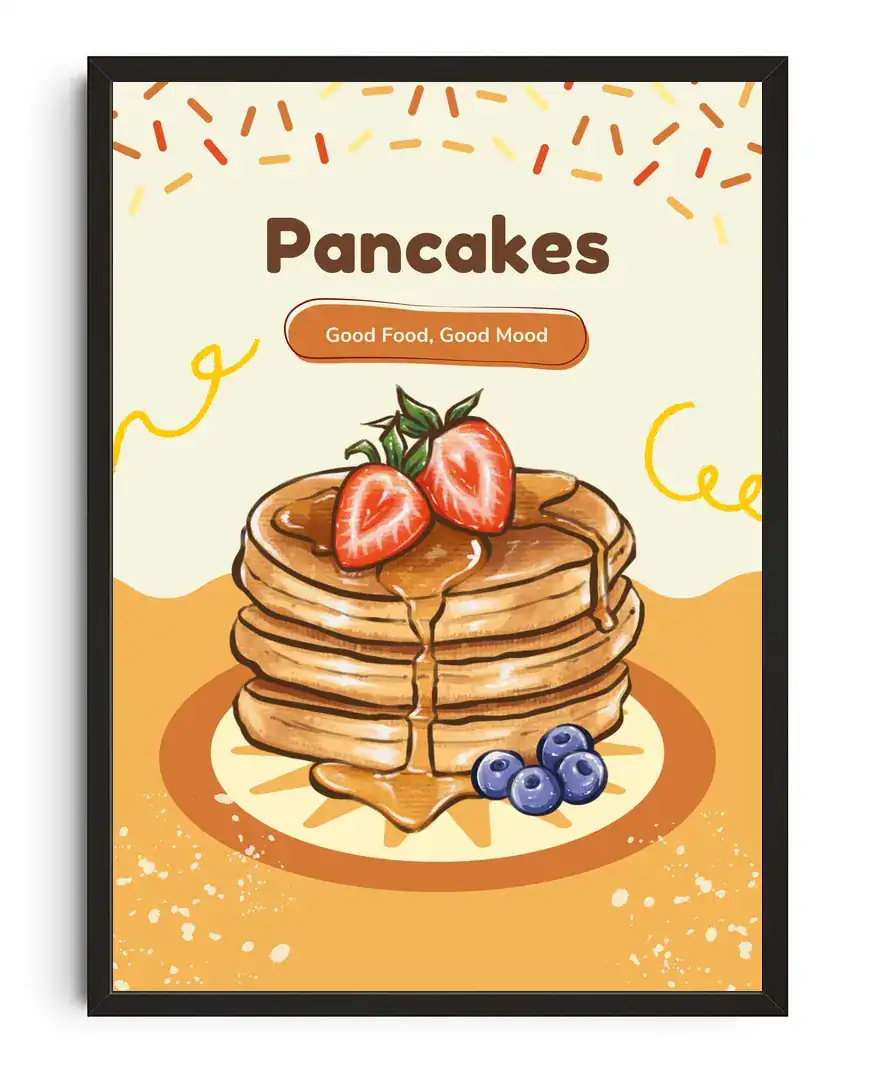 Pancakes Morning Art