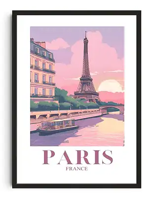 Paris Travel Poster