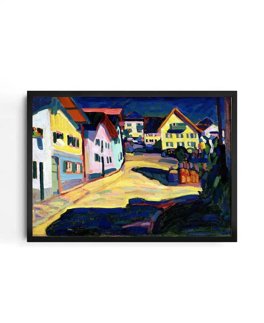 Pastel Village Artwork