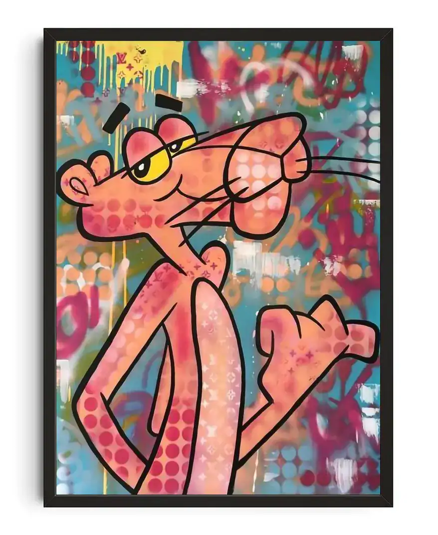 Pink Panther Street Art
