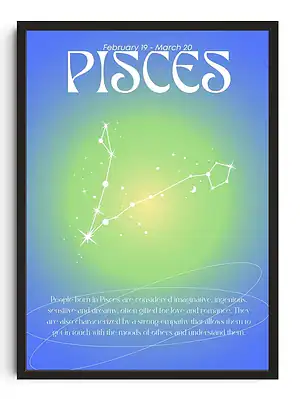 Pisces Cosmic Print