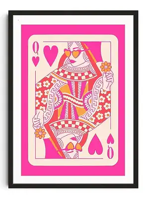 Queen Of Hearts Print