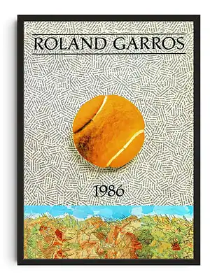 Roland Garros1986 Poster