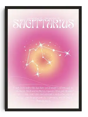 Sagittarius Cosmic Print 1